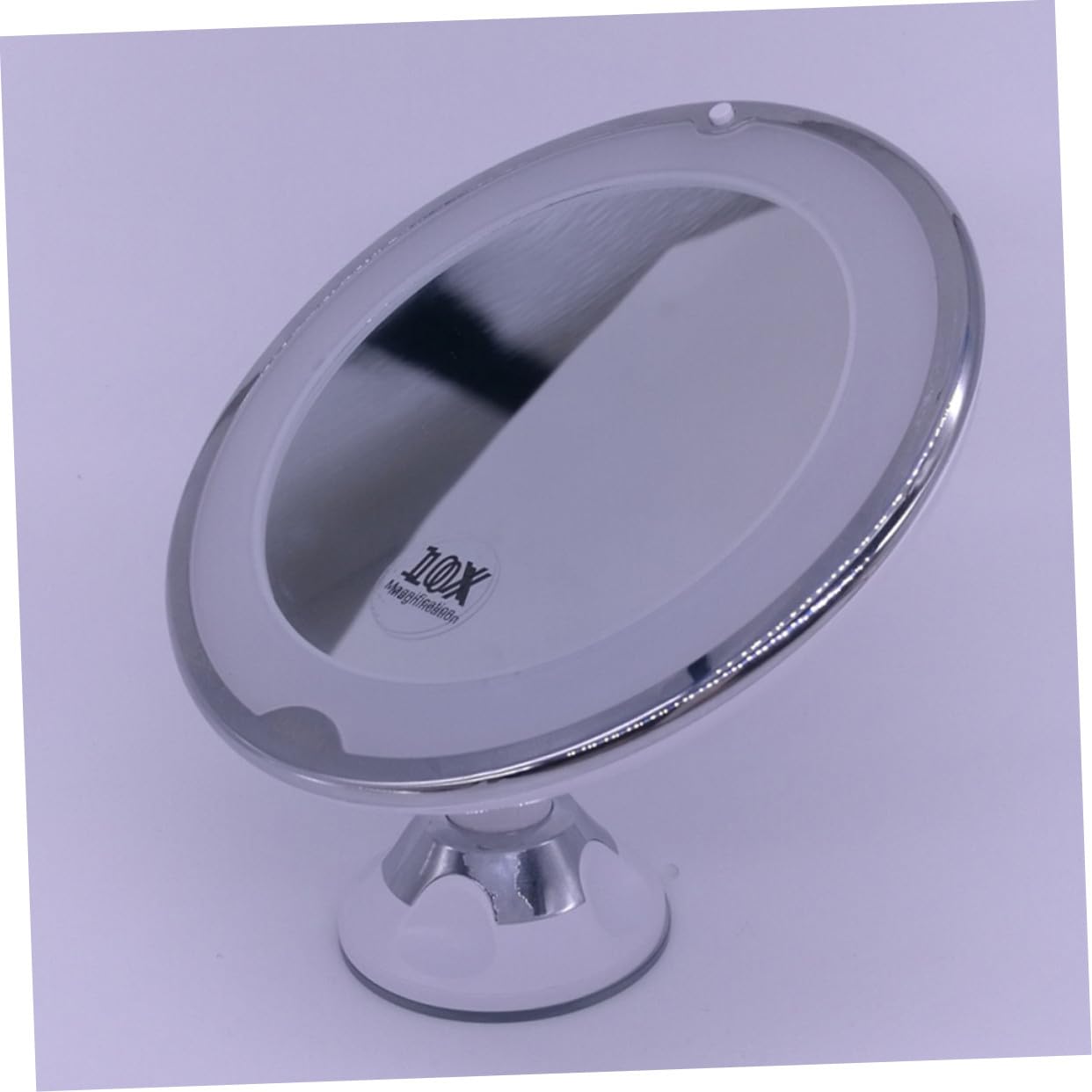Espejo de Maquillaje con Aumento y Luz LED Espejo de Tocador Redondo Ventosa para Baño y Cosmética