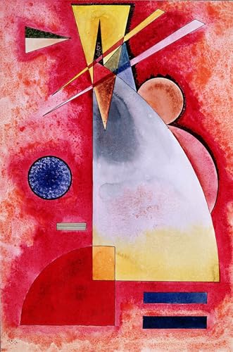 Impression sur toile Kandinsky L'entremêlement de haute précision en 60x90cm