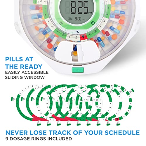 Live Fine LVFNEPDC 28-Day Automatic Pill Dispenser Clear Lid thumb #3