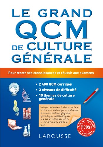 Télécharger Le grand QCM de culture générale PDF