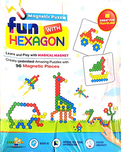 Image of Smart Picks Fun with Hexagon Magnetic Puzzle,96 Pieces