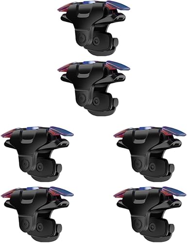 Mikikit Manija de teléfono 3 pares de controlador de juegos móvil móvil móvil Gaming Triggers Gamepad Mobile Game Trigger Controller Joystick Grips Mikikit Manija de teléfono 3 pares de controlador de juegos móvil móvil móvil Gaming Triggers Gamepad Mobile Game Trigger Controller Joystick Grips