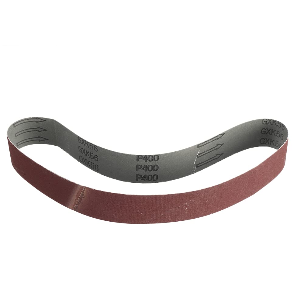 10 Stück 40 mm x 740 mm Schleifbänder, Körnung 40 bis 1000, for Winkelschleifer, Bandschleifer-Aufsatz, Schleifwerkzeuge(80)