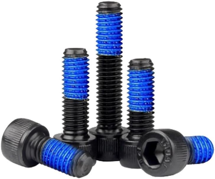 M2 M2.5 M3 M4 Allen screws cylindrical head knurled dispensing anti-loose screw bolts thread nails carbon steel BLACK 12.9 grade - (Size: M2x4mm (30pcs))