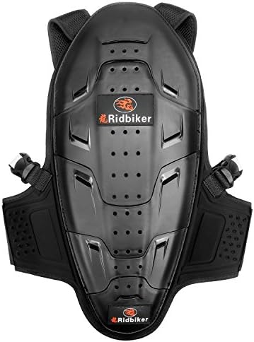 Motorcycle Back Protector Motocross Spine Protector Body Armor Gear Racing Riding Skating Anti-Fall Snowboard Back Protector Protective Gear (Black)