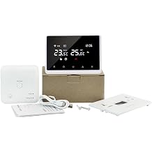 Tuya Smart Thermostat Switch  Temperature Controller for Gas Boiler Water Heating Support LCD Display Digital HomeBianco