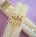 Natural Beeswax Glitter Taper Candles by Gold Rush – Handcrafted, Dripless, Non-Toxic – Available in 8” & 12” Lengths, Multiple Colors (White Lotus, 12 Inch)