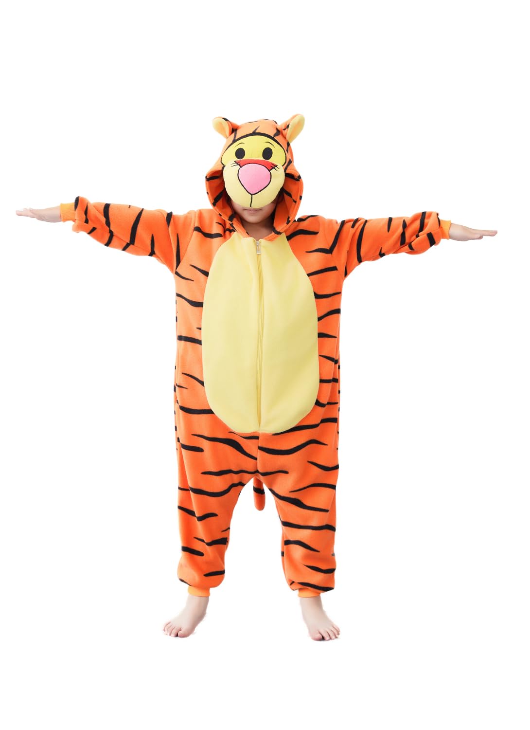 ZephyrPourset Kids Onesie Pajamas Animal Pjs Halloween Cosplay Costume One-piece Sleepwear