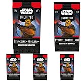 star wars etincelle de rebellion CARTES RARES GARANTIES : Chaque pack comprend au moins 1 carte rare ou légendaire et 1 carte brillante !