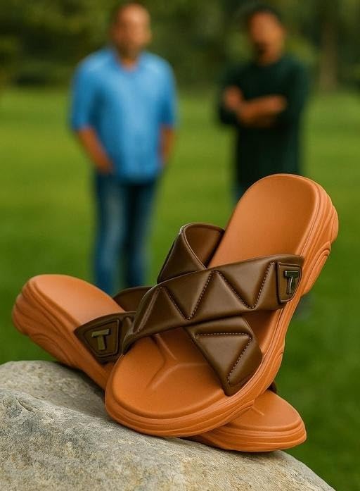 Image of Fancy lightweight flip flops for women, perfect for easy movement, comfortable, stylish, durable, and ideal for daily