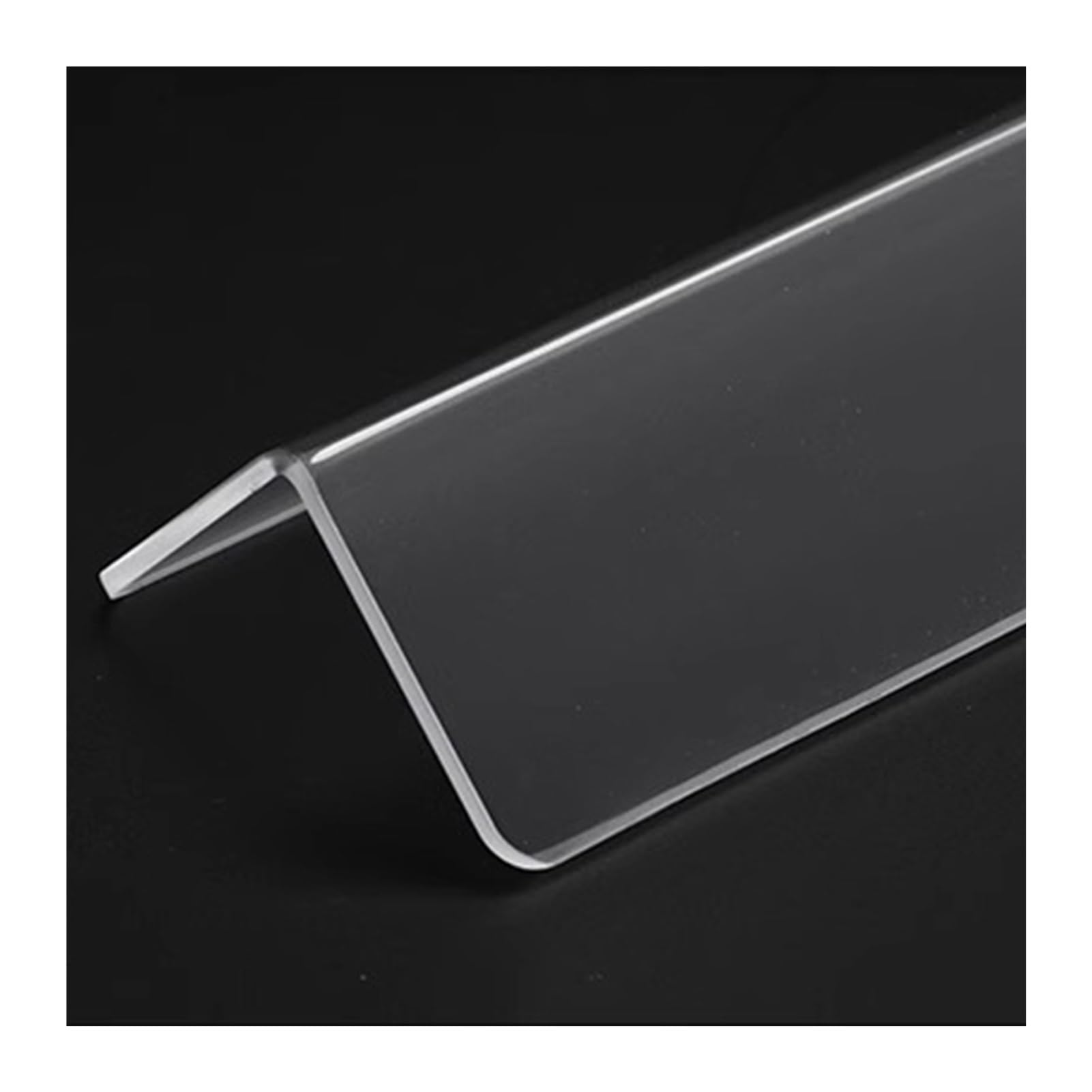 Protectores de esquina autoadhesivos transparentes en forma de L para muebles y escaleras