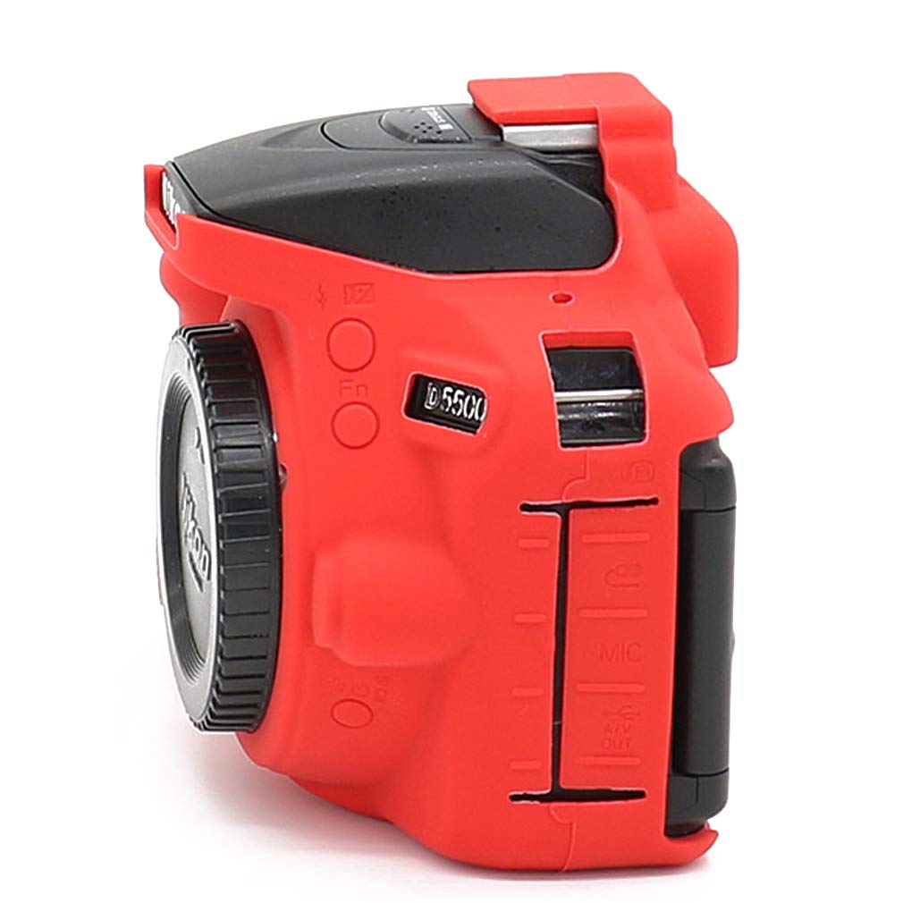 Amazon | 赤ニコン Nikon D5500 D5600 専用 TPUシリコンカメラバッグ