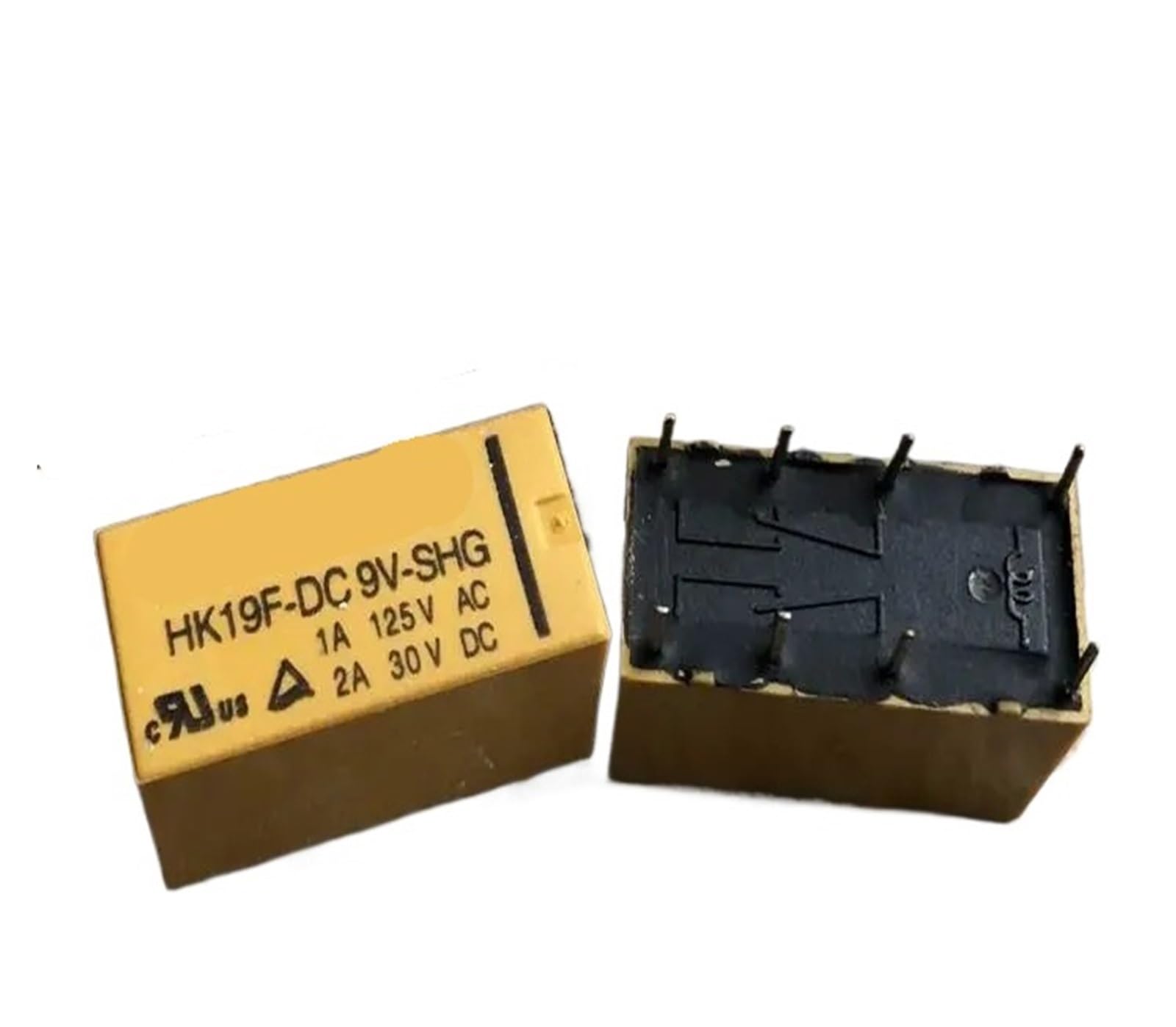 YZWRWRMKTB 1pc HK19F-DC9V-SHG Relay 8pins