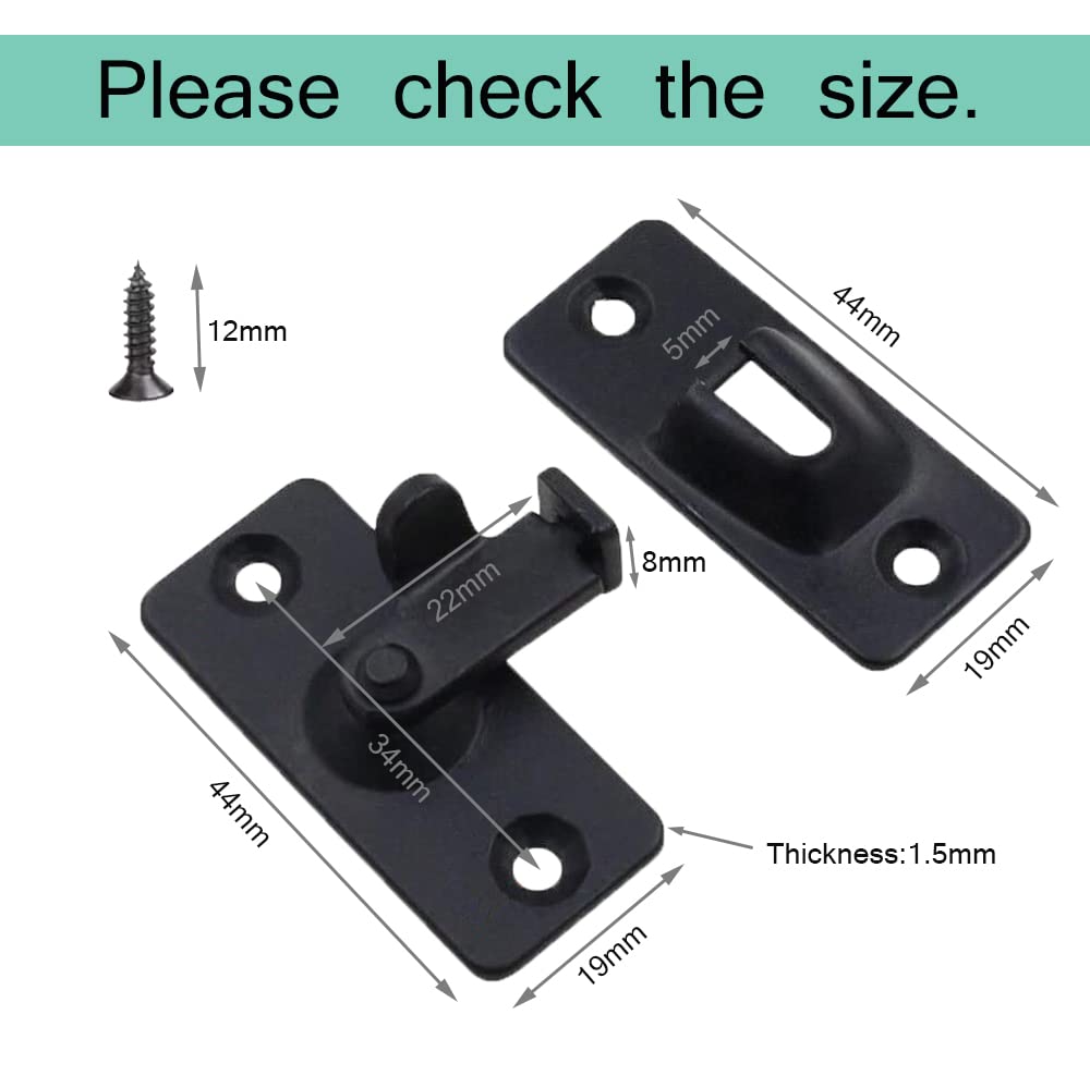 Buy 90 Degree Door Latch Sliding Screen Door Latch Barn Door Lock Hasp