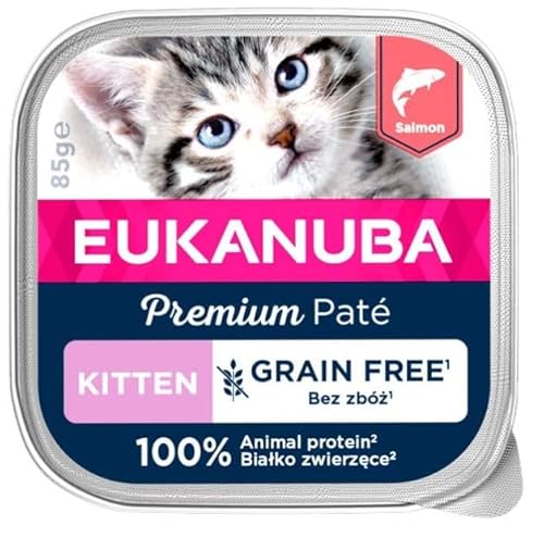 Produktbild von EUKANUBA Grain Free Kitten Pastete Lachs - 85 g