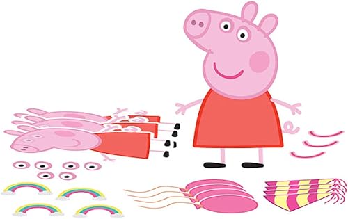amscan Kit de manualidades Peppa Pig Multicolor Recuerdo de fiesta 4 piezas.