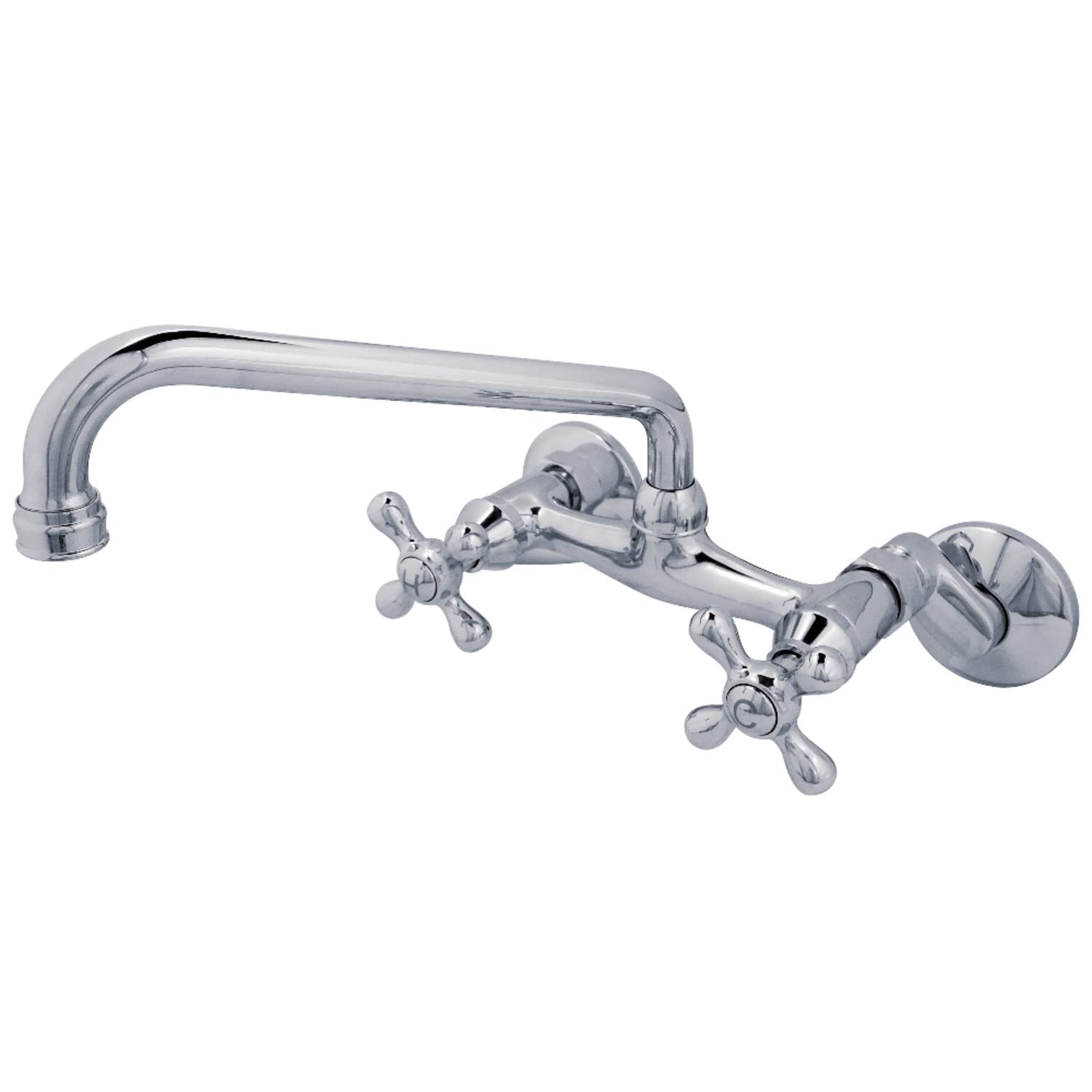 Robinet de cuisine Kingston laiton mitigeur évier chrome 15,2 cm