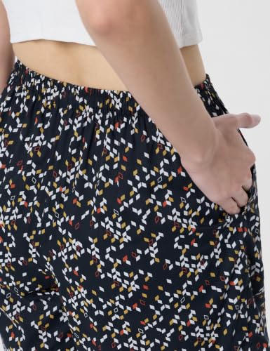 Image of Van Heusen Women's Cotton Lounge Shorts | Lightweight | Breathable Cotton | Relaxed fit | Printed | Comfortable Everyday Wear | Style 55501|Available in Pack of 1 & 2