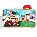 Felt Quiet Book 10 Scene Learn Sensory and Indentify, 3D Cloth Books Touch and Feel Soft Washable Fabric Activity Toy for Babies, Toddlers, Infant Travel Busy