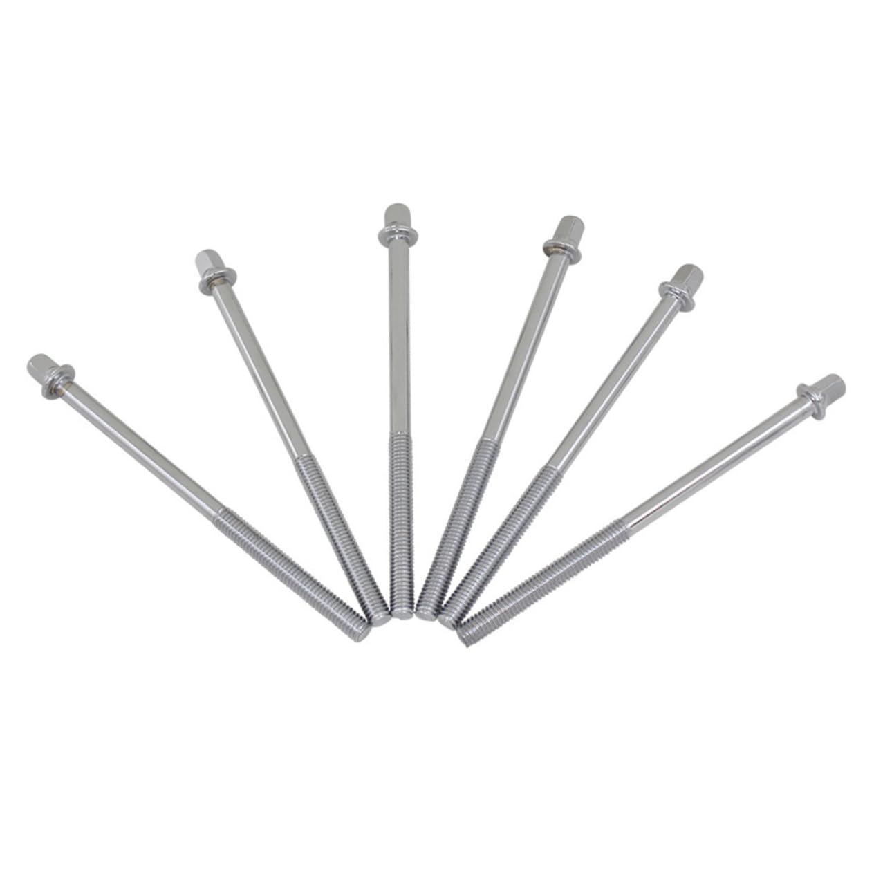 SUPVOX Drum Tension Rod Receiver Chrome Drum Lugs Screws for Bass Snare Hardware
