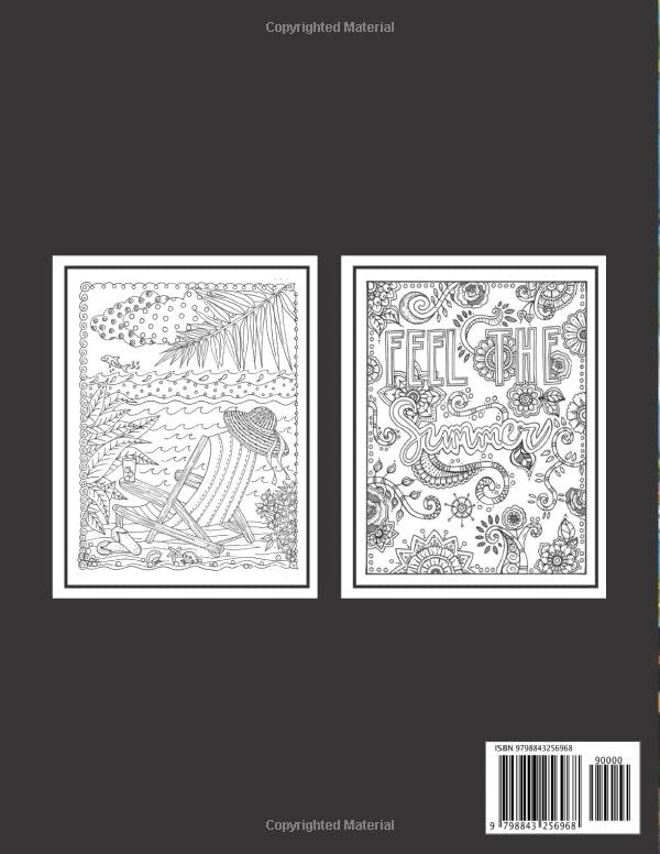 Summer Scenes Coloring Book: Featuring 50 Fun and Relaxing Coloring Pages Including Exotic Vacation Destinations, Peaceful Ocean Landscapes and Beautiful Beachfront Scenery image 3