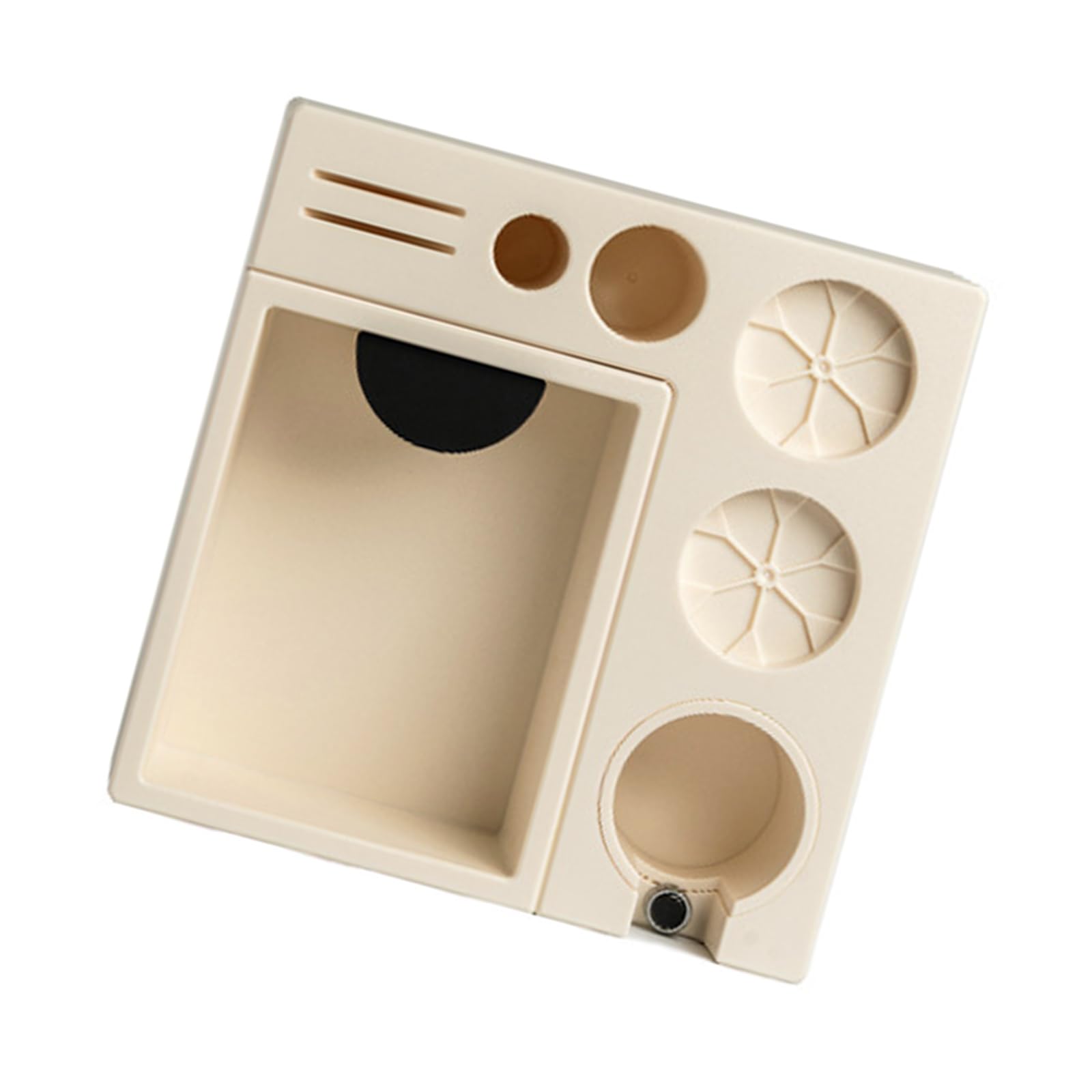 Platzsparende Espresso-Werkzeughalter mit rutschfester Unterseite und modularem Design für Kaffeezubehör, Aufbewahrung von Espressos