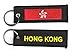 Produktbild Schlüsselanhänger Hong Kong Anhänger Fahne Flagge NEU