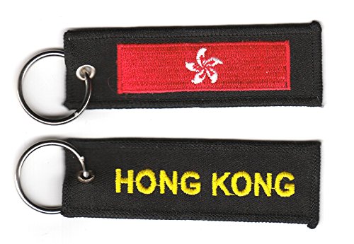 Preisvergleich Produktbild Schlüsselanhänger Hong Kong Anhänger Fahne Flagge NEU