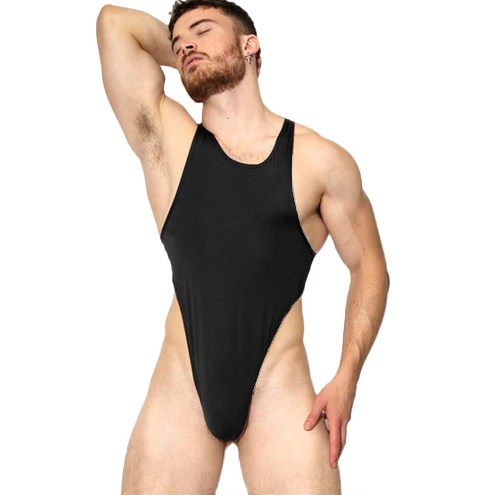 Hommes Sexy Wrestling Singlet Bodysuit Débardeur String Justaucorps Lingerie