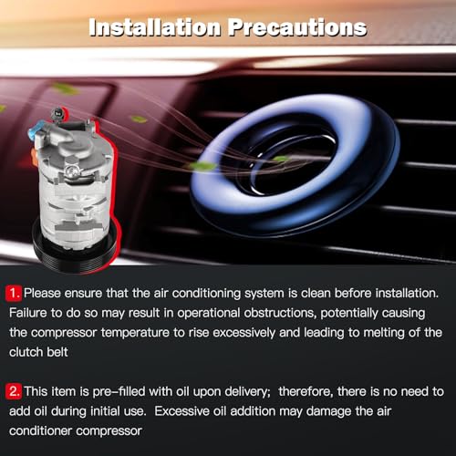 Image of cciyu AC Compressor for Car for Honda Ridgeline 3.5L 2007-2014