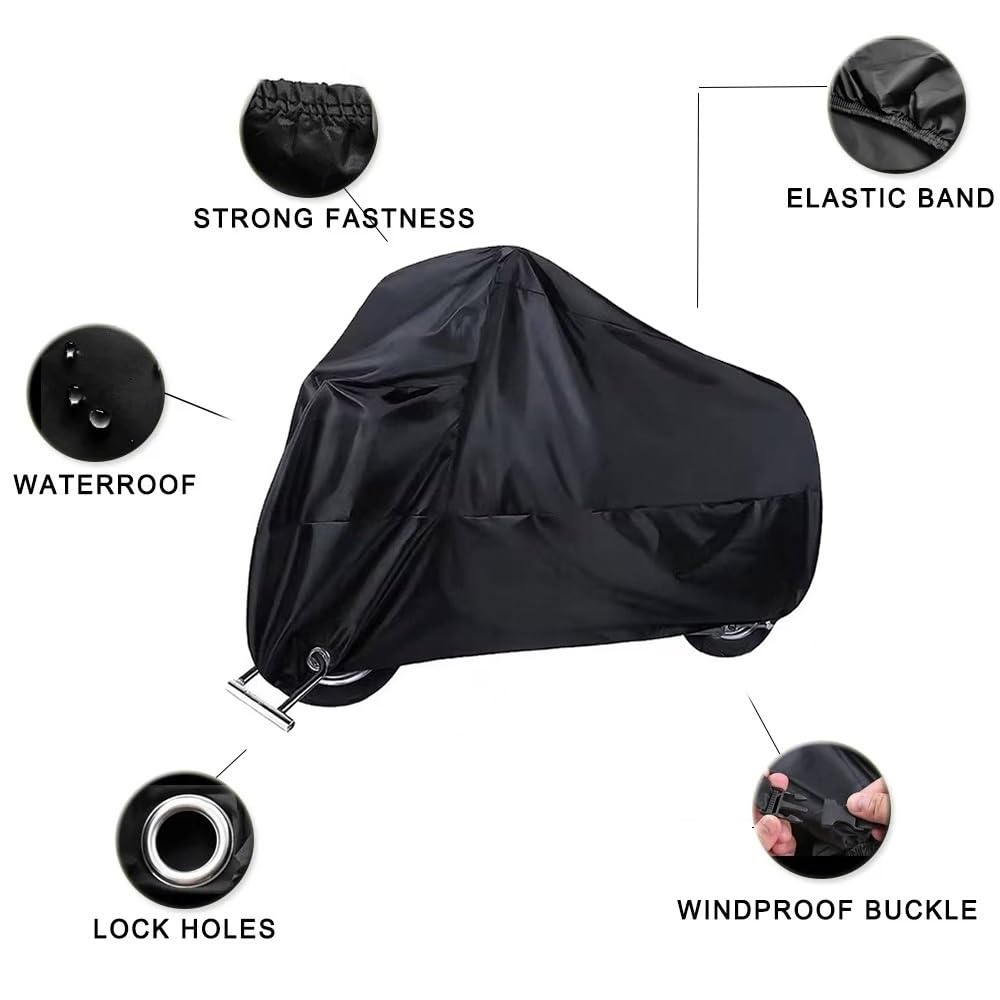 For Svartpilen Vitpilen 401 Svartpilen401 Motorcycle Cover Waterproof Outdoor Rain Cover Parts(4XL For 230250cm)