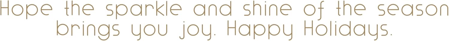 Graphique Gold and Purple Tree Holiday Cards - Pack of 15 Cards with Envelopes - Christmas Greetings - Gold Foil and Glitter Accents - Boxed Set - 4.75" x 6.625" - Image 2