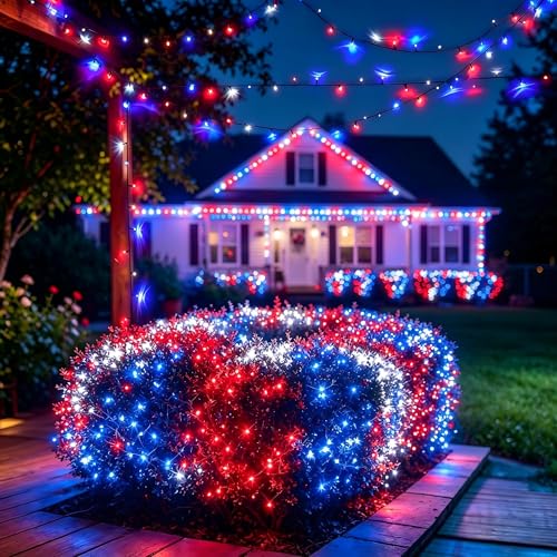 Joomer Color Changing Christmas Lights,180FT 500 LED RGB String Lights Outdoor Fairy Twinkle Tree Lights with Remote Timer Plug in for Room Indoor Wedding Party Christmas Decorations by Joomer - Image 4