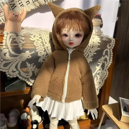 Vêtements de poupée bjd 1/6 marron faits main AMITD
