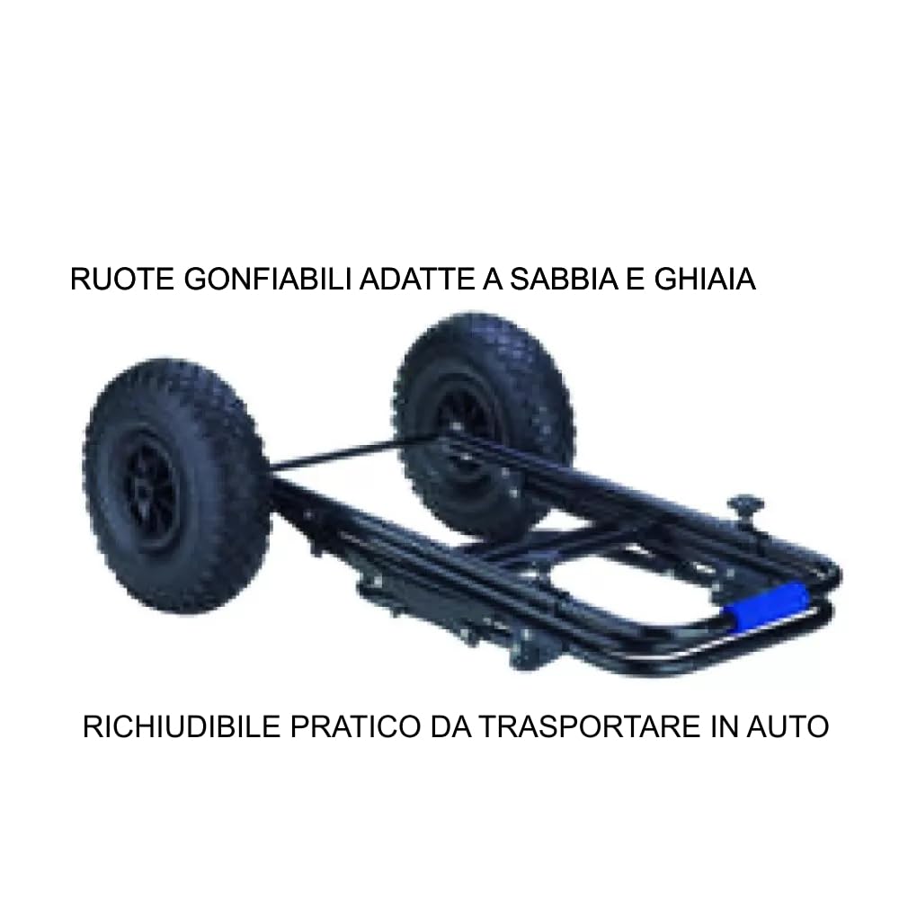 Carrello Trolley porta attrezzatura pesca spiaggia kolpo