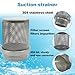 COTONLAKE 1inch 304 stainless steel filter head with External thread diameter of 32mm connected to DN25 1inch water pipe filter Used to Remove Debris and Reduce Solid Entry(1PCS)