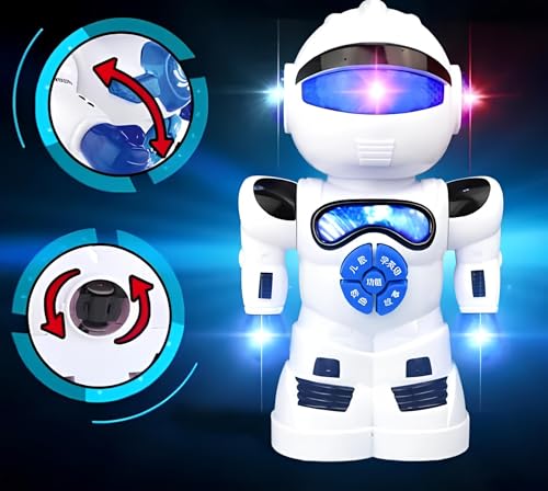 COSMOBABY Premium Intelligent Learning Dancing Robot Toy Vehicle with Lights,Music for Kid|Boys|Girls, White, +3Yrs. - Image 2 thumbnail