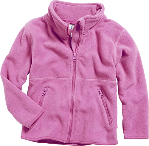 Playshoes Unisex - Kinder Jacke Fleece-Jacke aus hochwertigem Fleece in blau oder pink, Art. 420011, Gr. 116, Pink (18 pink)