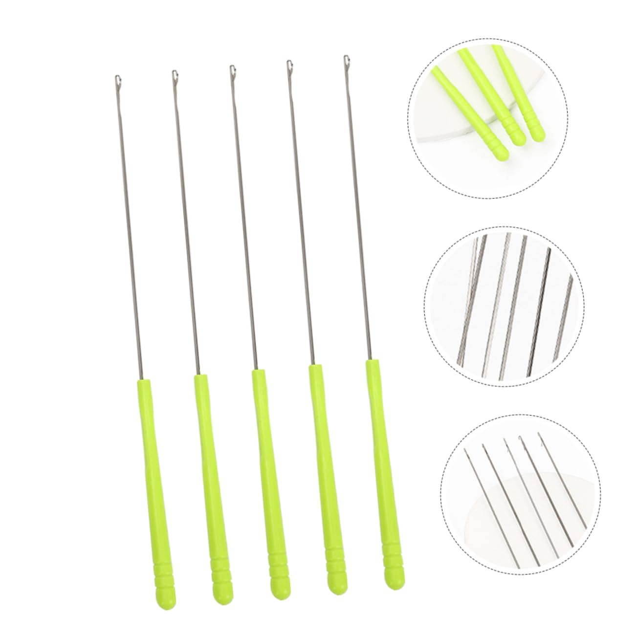 VILLCASE 20pezzi Uncinetti Per Maglieria Con Manico Strumenti Per Lavori Maglia e Di Parrucche Accessori Per Cucire e Creare Mano