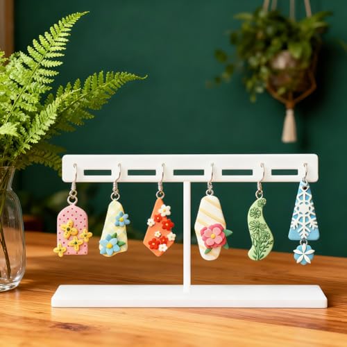 Image of ORIGACH 15 Pcs Dangle Shape Polymer Clay Cutters Set Basic Earring Clay Cutter DIY Craft Supplies Clay Sculpting Tools for Earring and Jewelry Making