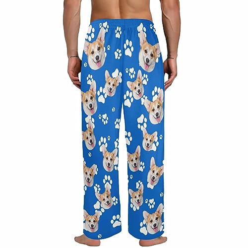 FunStudio Custom Face Pajama Pants with Picture Personalized Photo PJ Bottoms Customized Gifts for Men Women3