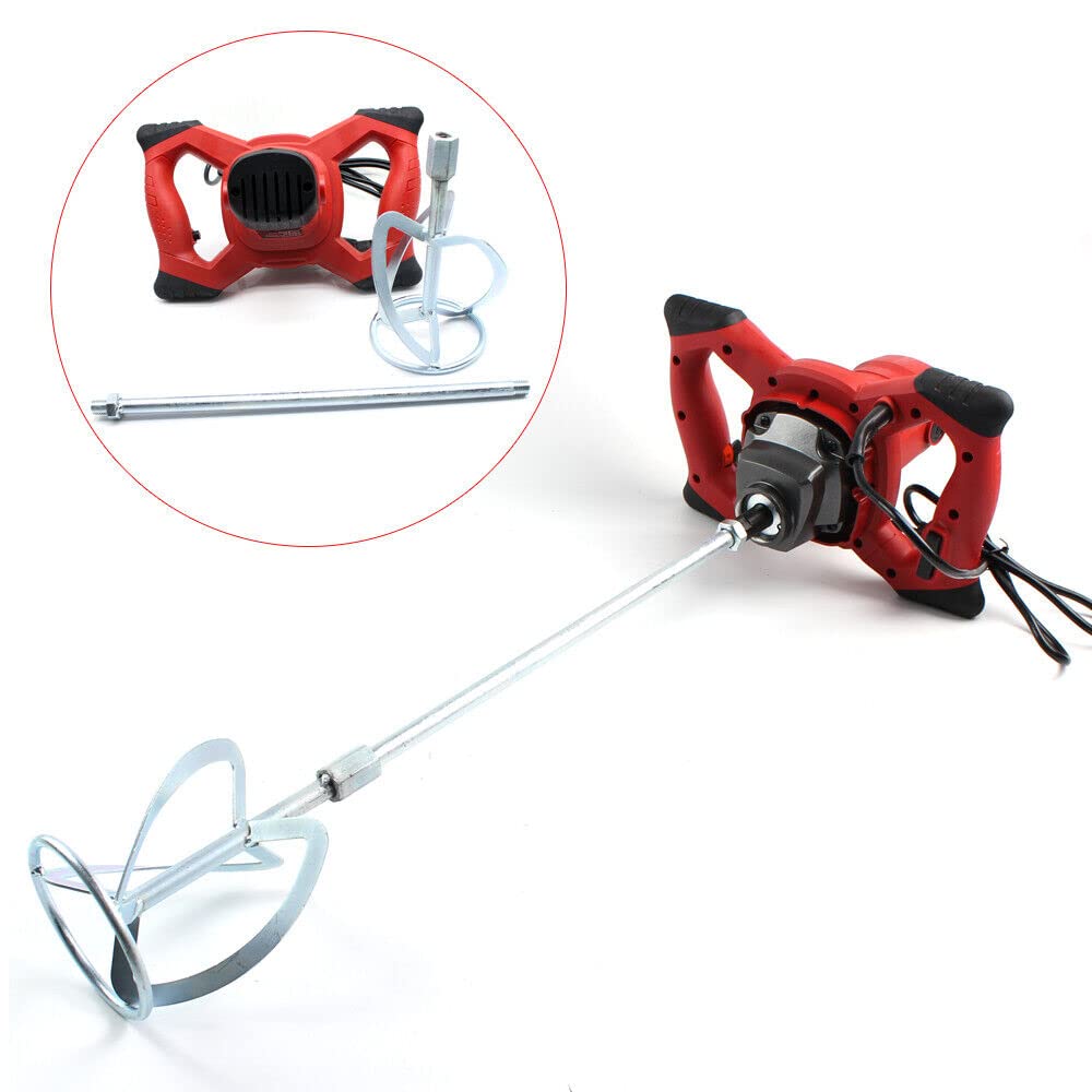 Agitador 1500W Mortero Mezclador manual Hormigón Agitador para 6 velocidades 220Vmain Velocidad