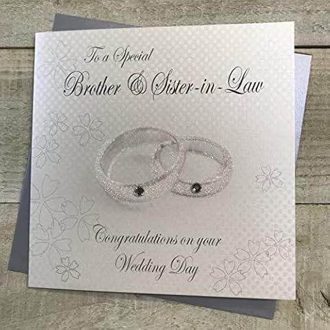 Handmade Wedding Card for Brother and Sister-in-Law Cover