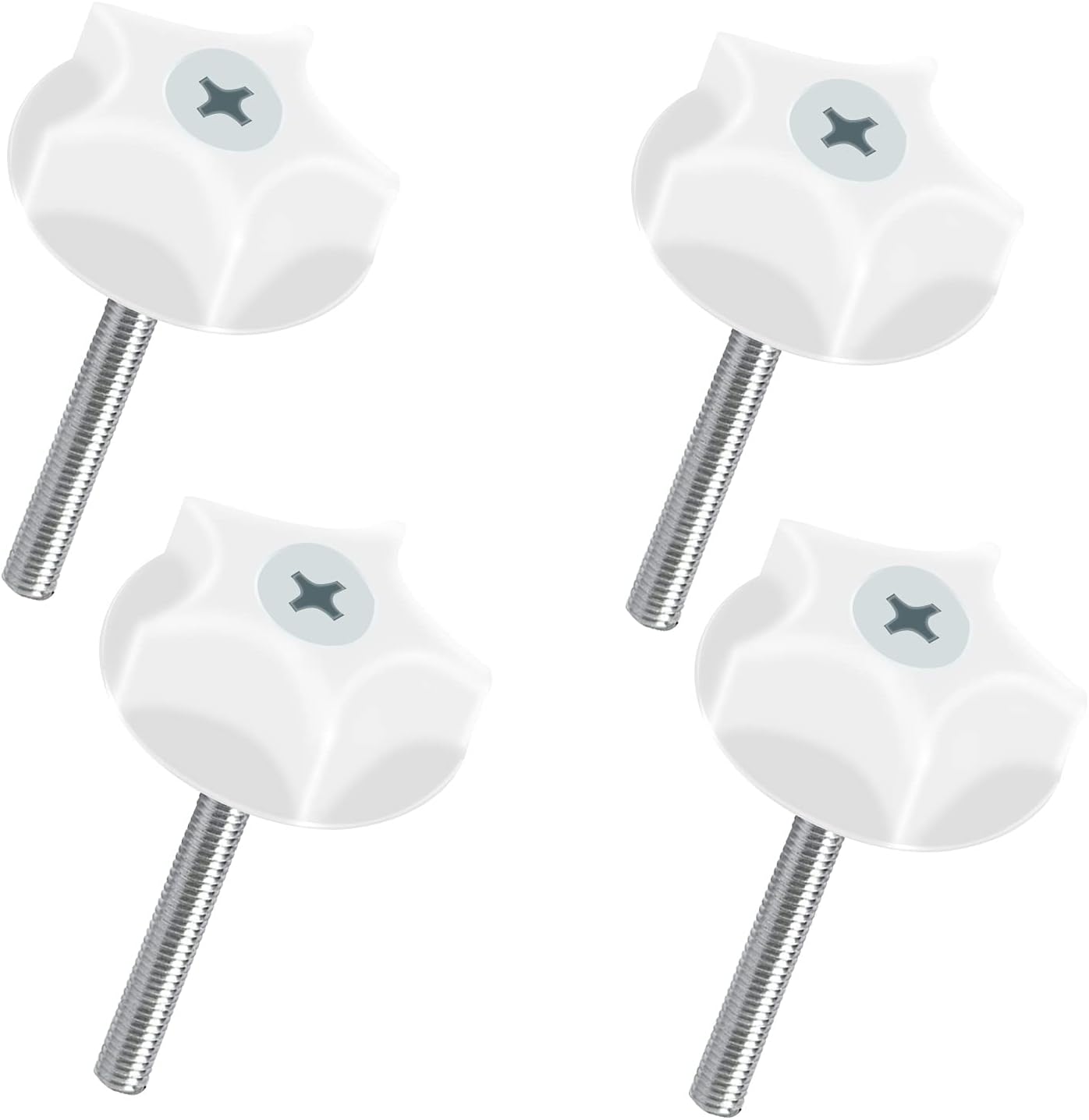 Karjiaja 4 PCS Headboard Bolts M8 Headboard Fixings Headboard Screws and Washers Strong Hold Bed Headboard Bolts Fittings for Divan Bed