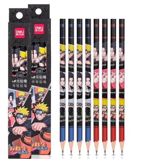 Sawkirp darshraj Naruto pencil set of 8 pencils : Amazon.in: Home & Kitchen