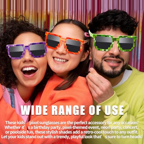 12 Pixel Glasses (6 Colors)