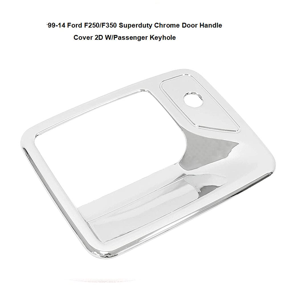 Front Exterior Door Handles Set - Black, For 1999-2016 Ford F250/F350 Super Duty