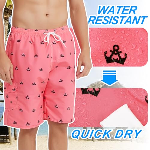 Image of Mens Swimming Trunks Swim Trunks Quick Dry Swim Shorts with Mesh Lining Funny Swimwear Bathing Suits