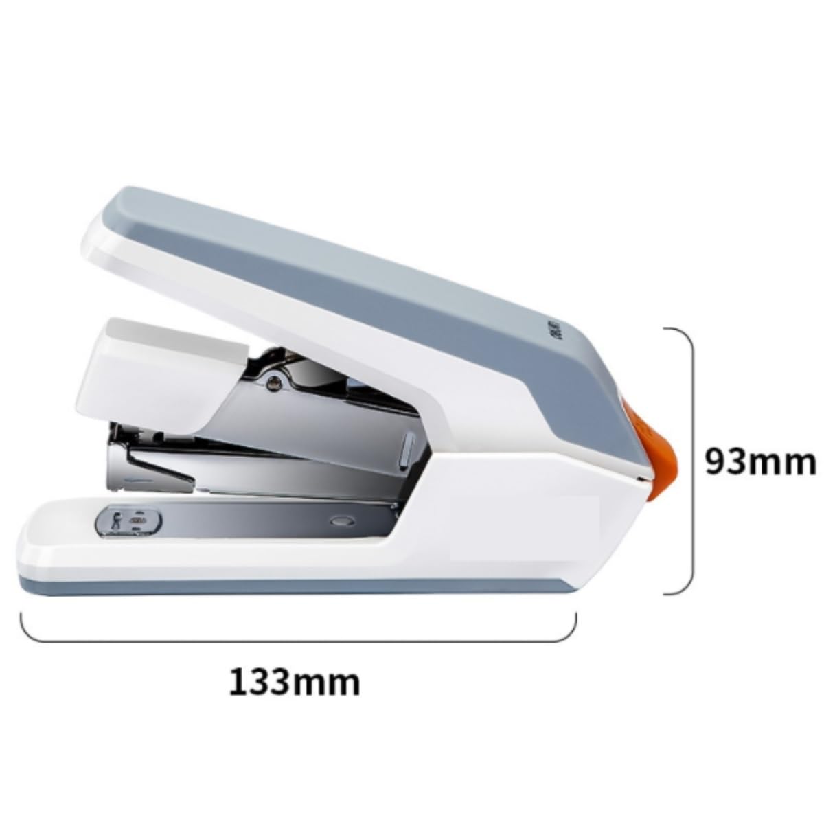 Spillatrice Pinzatrice Ufficio Cucitrice da Tavolo capacità di Pinzatura di 40 Fogli Cucitrice Addensata A Caricamento Facile Cucitrice per Scrivania(White)
