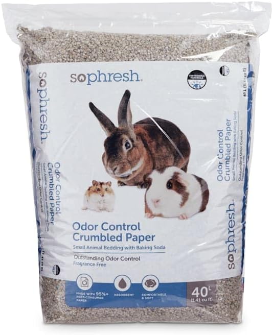SO PHRESH Crumbled Paper Small Animal Bedding 40 Liter
